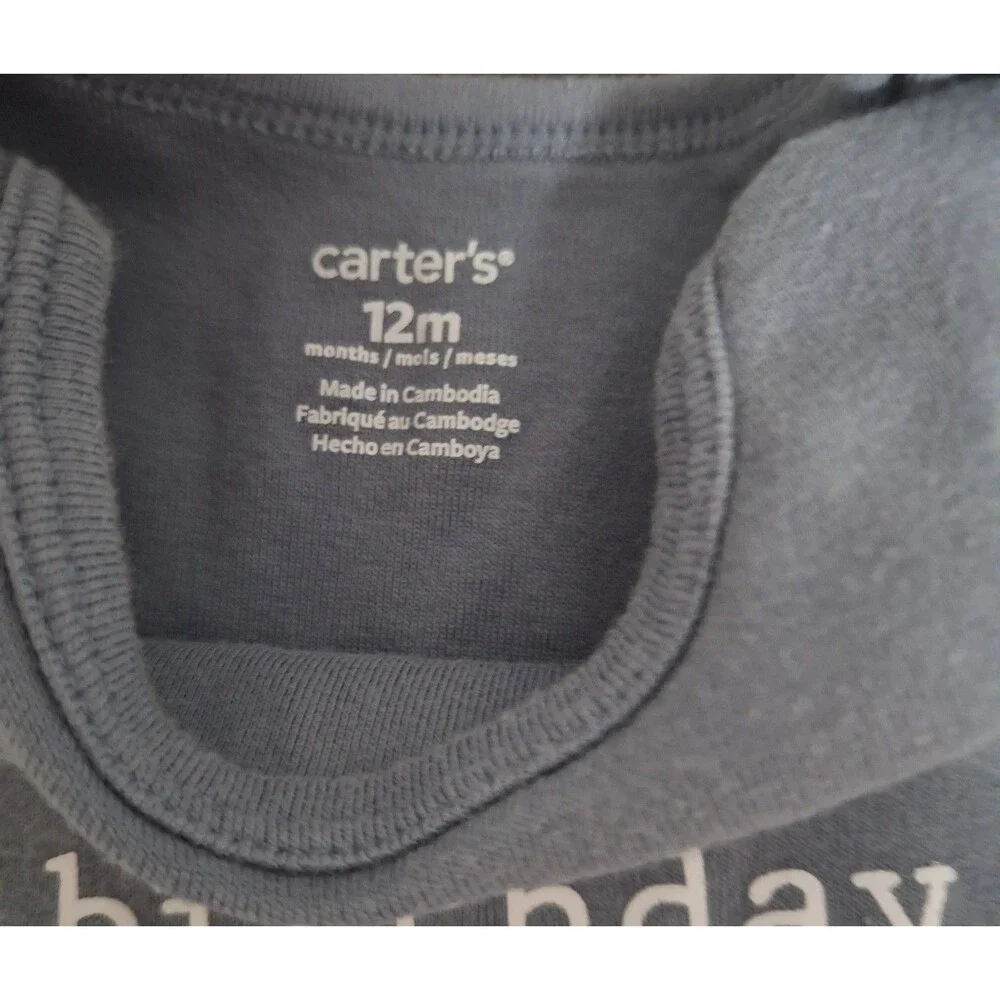Carter's 12m first birthday romper